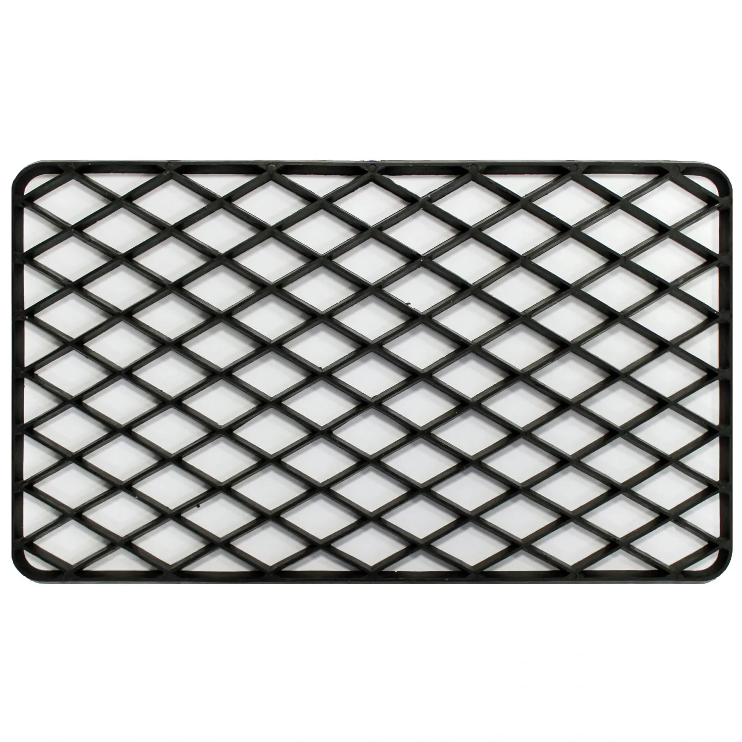 TAPIS RECT 34X58 PVC GRILLE NOIR