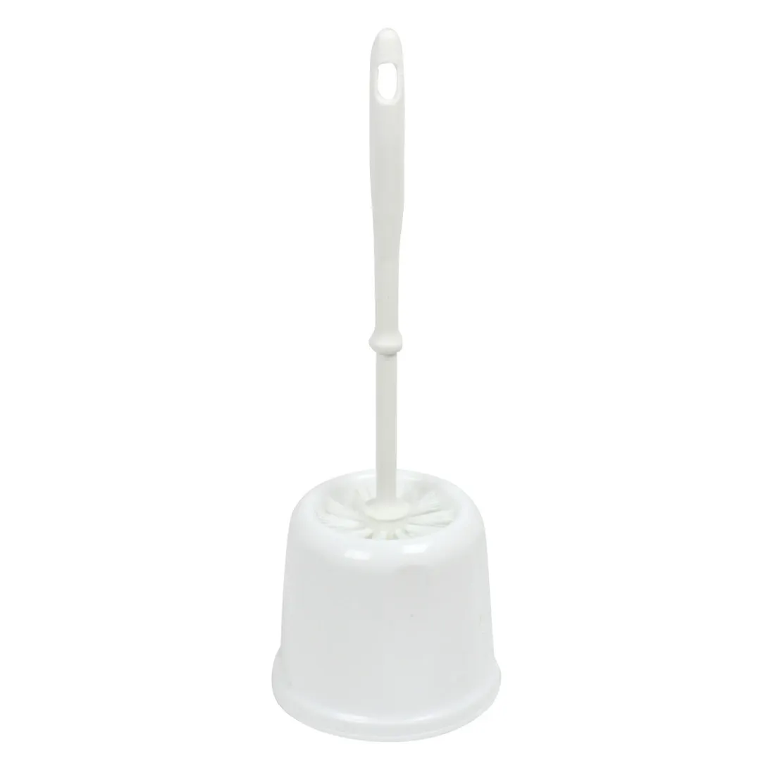 POT + BROSSE WC PP BLANC MAT MDD BAZARLAND