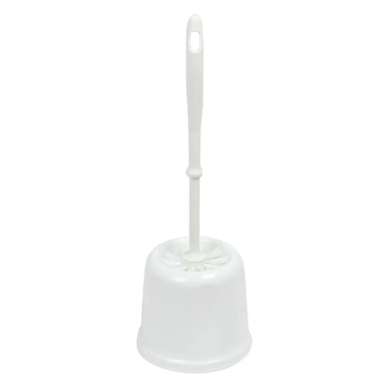 POT + BROSSE WC PP BLANC MAT MDD BAZARLAND