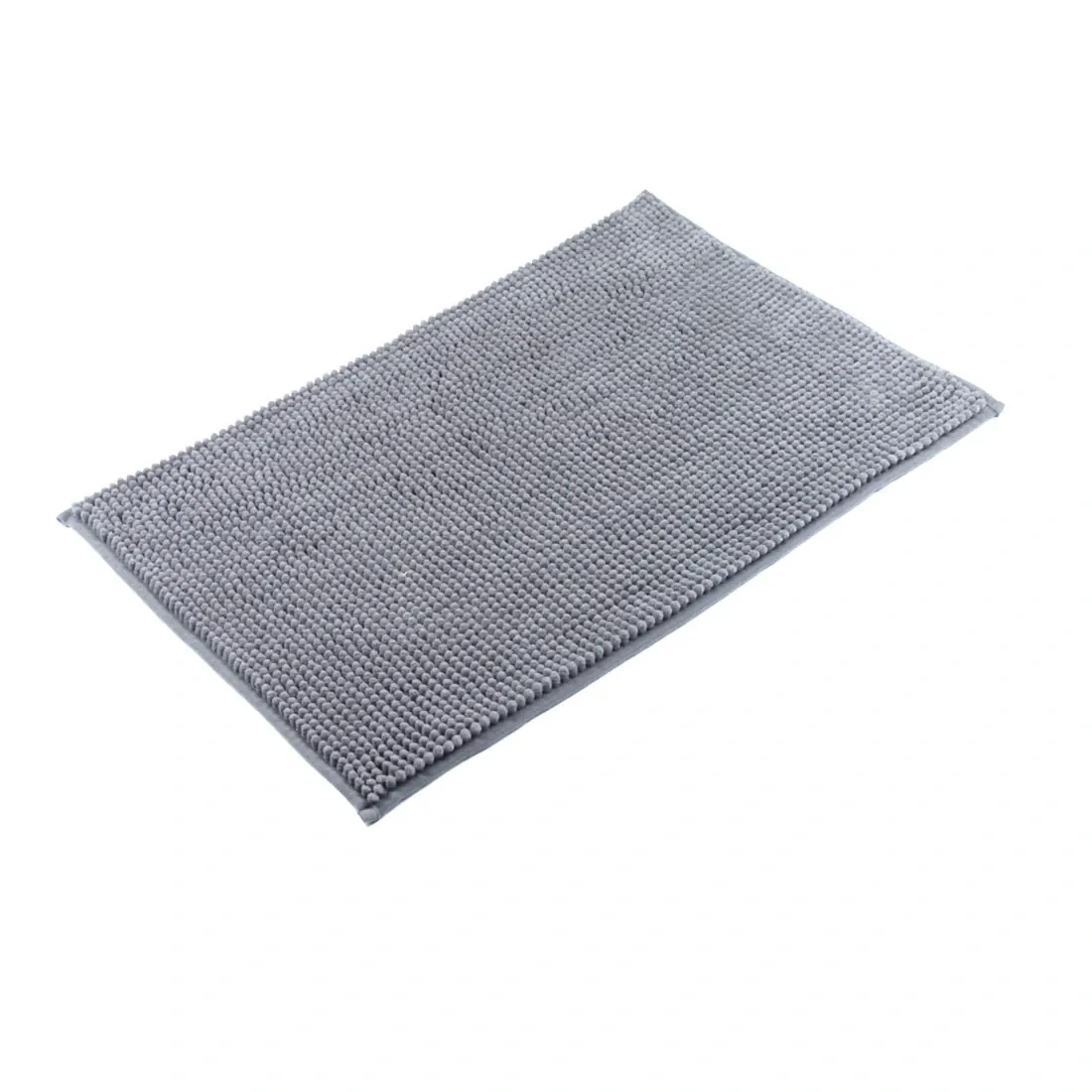 TAPIS DE BAIN CHENILLES MICROFIBRE 75X45 CM GRIS