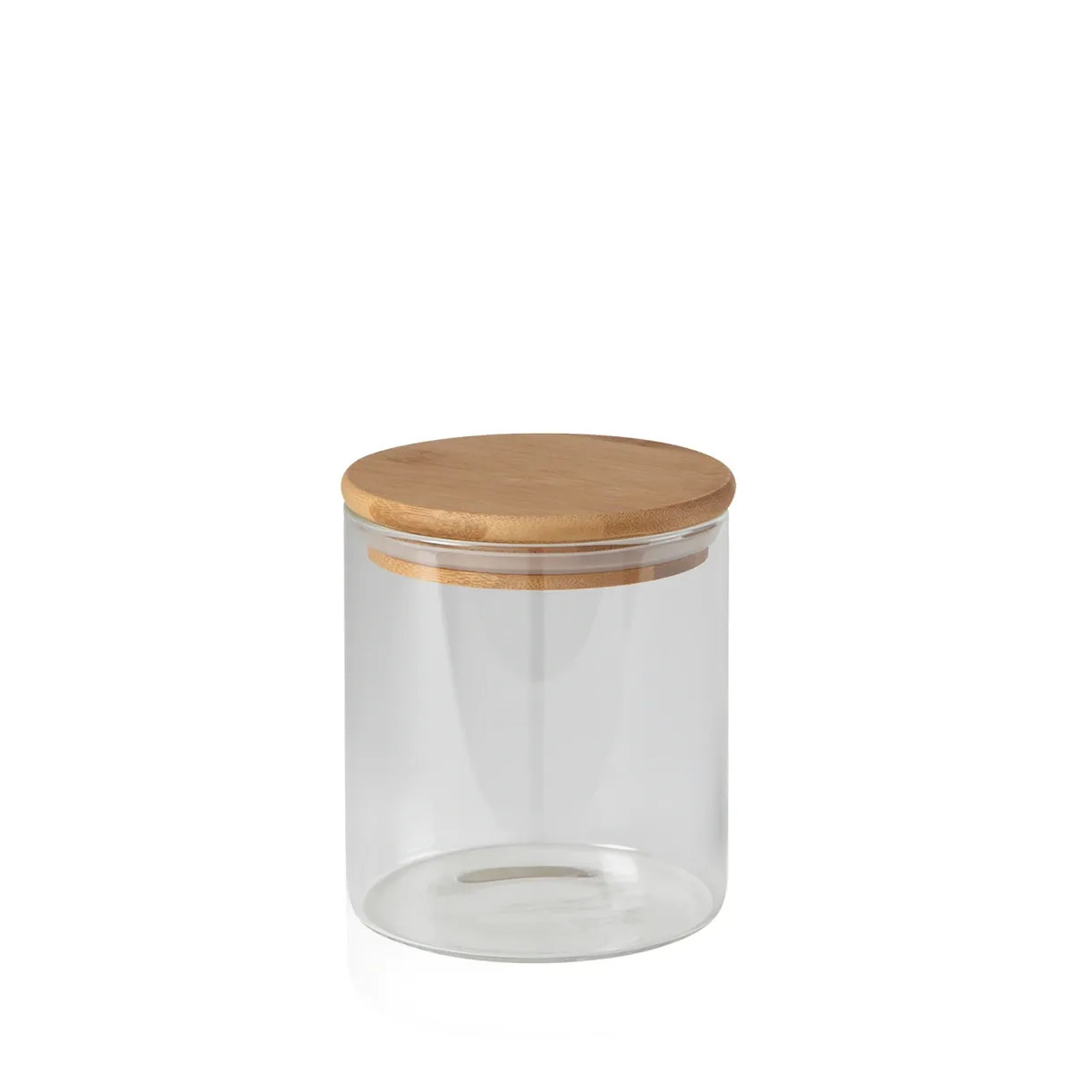 BOCAL HERMETIQUE ROND VERRE/BAMBOU 0.3L