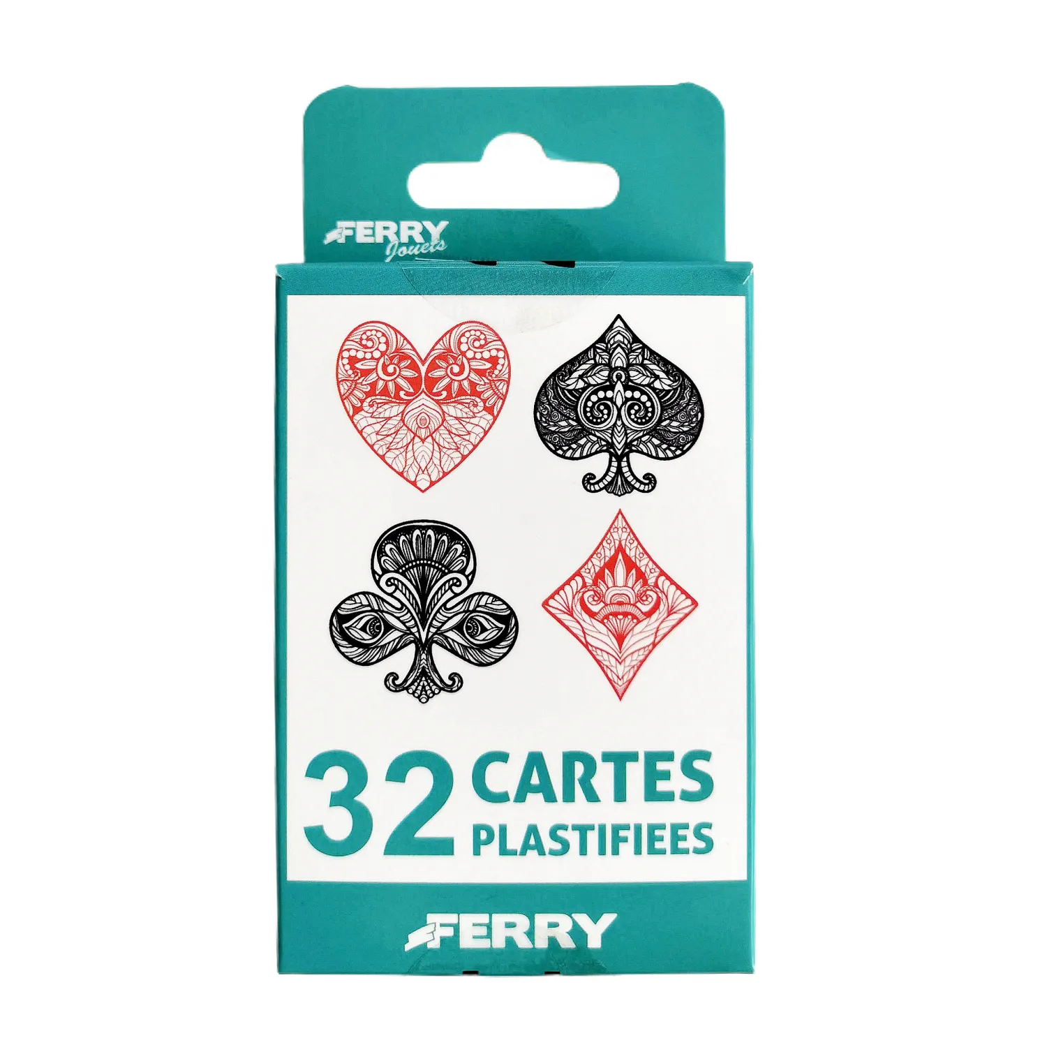 JEU DE 32 CARTES PLASTIFIEES