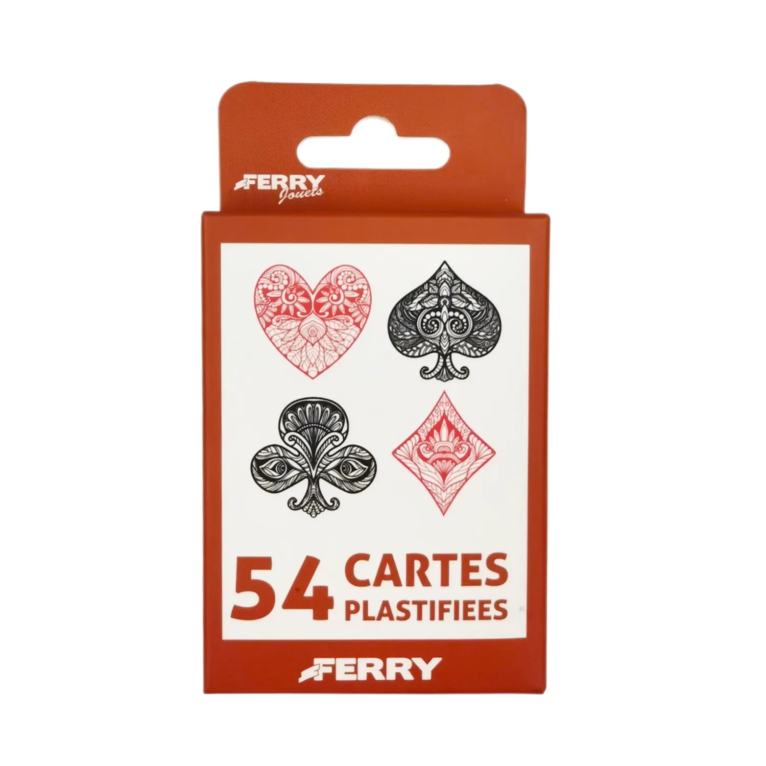 JEU DE 54 CARTES PLASTIFIEES