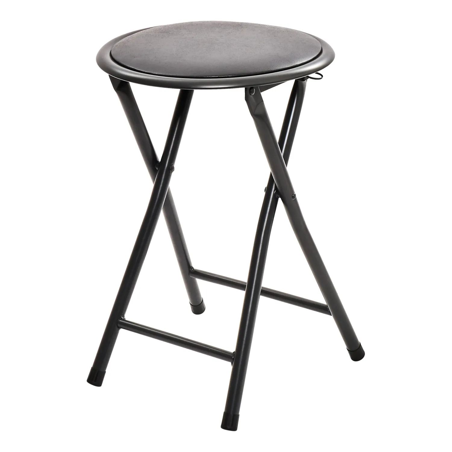 TABOURET PLIANT PVC NOIR