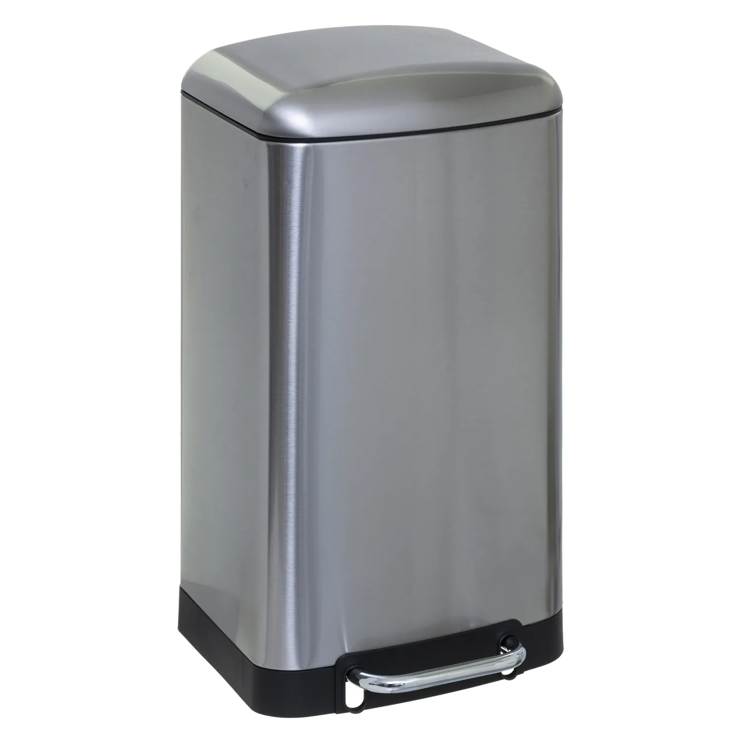 POUBELLE METAL ARIANE 30L INOX L34XL32XH61CM