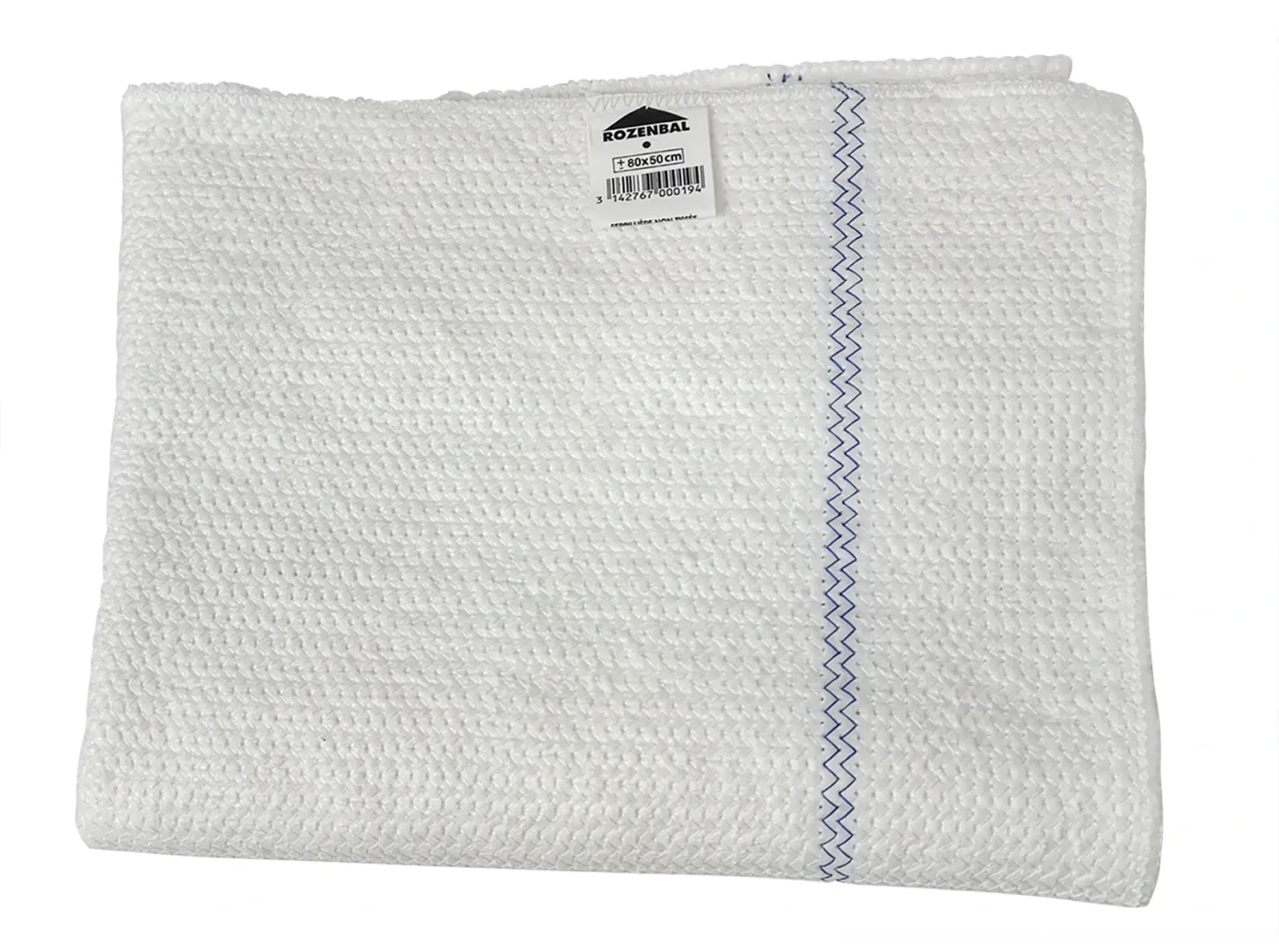 SERPILLIERE NON TISSEE 80X50CM BLANCHE