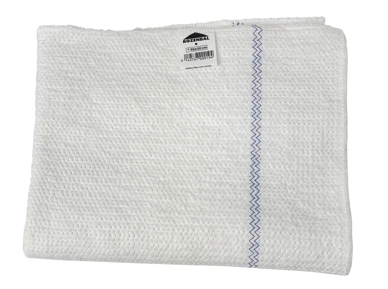 SERPILLIERE NON TISSEE 80X50CM BLANCHE
