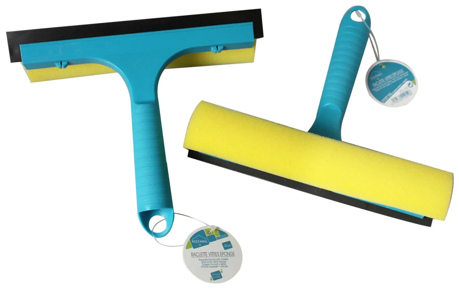 RACLETTE VITRES 20CM EPONGE SYNTHETIQUE