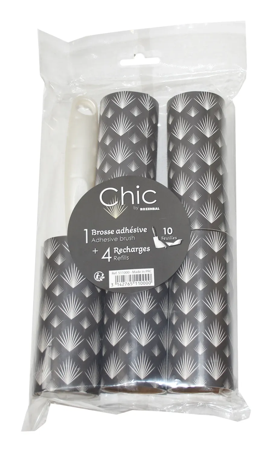 BROSSE ADHESIVE CHIC + 4 RECHARGES