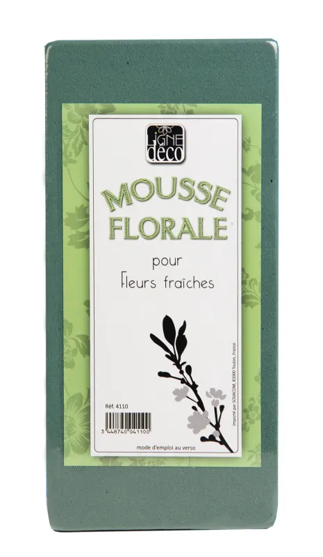 BLOC MOUSSE VERTE FILMEE 11X8X22.5
