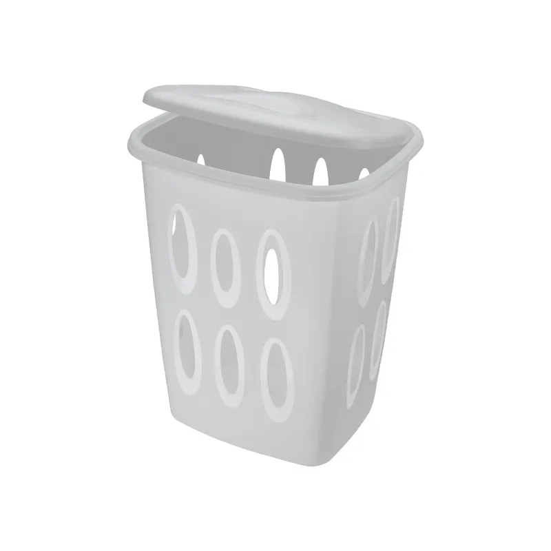COFFRE A LINGE LANDRY 45L GRIS TAUPE
