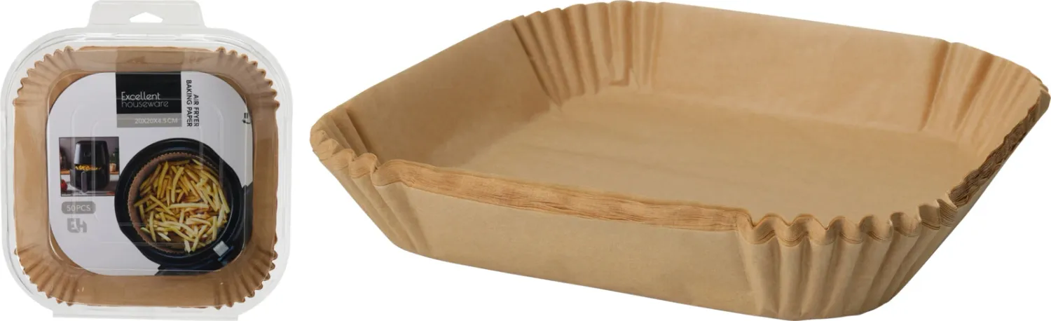 Lot de 50 papiers cuisson airfryer