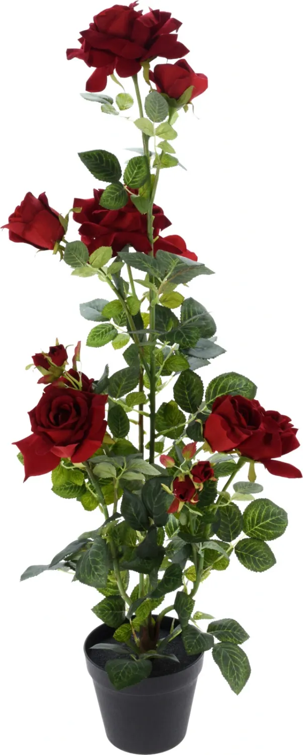Rosier artificiel en pot