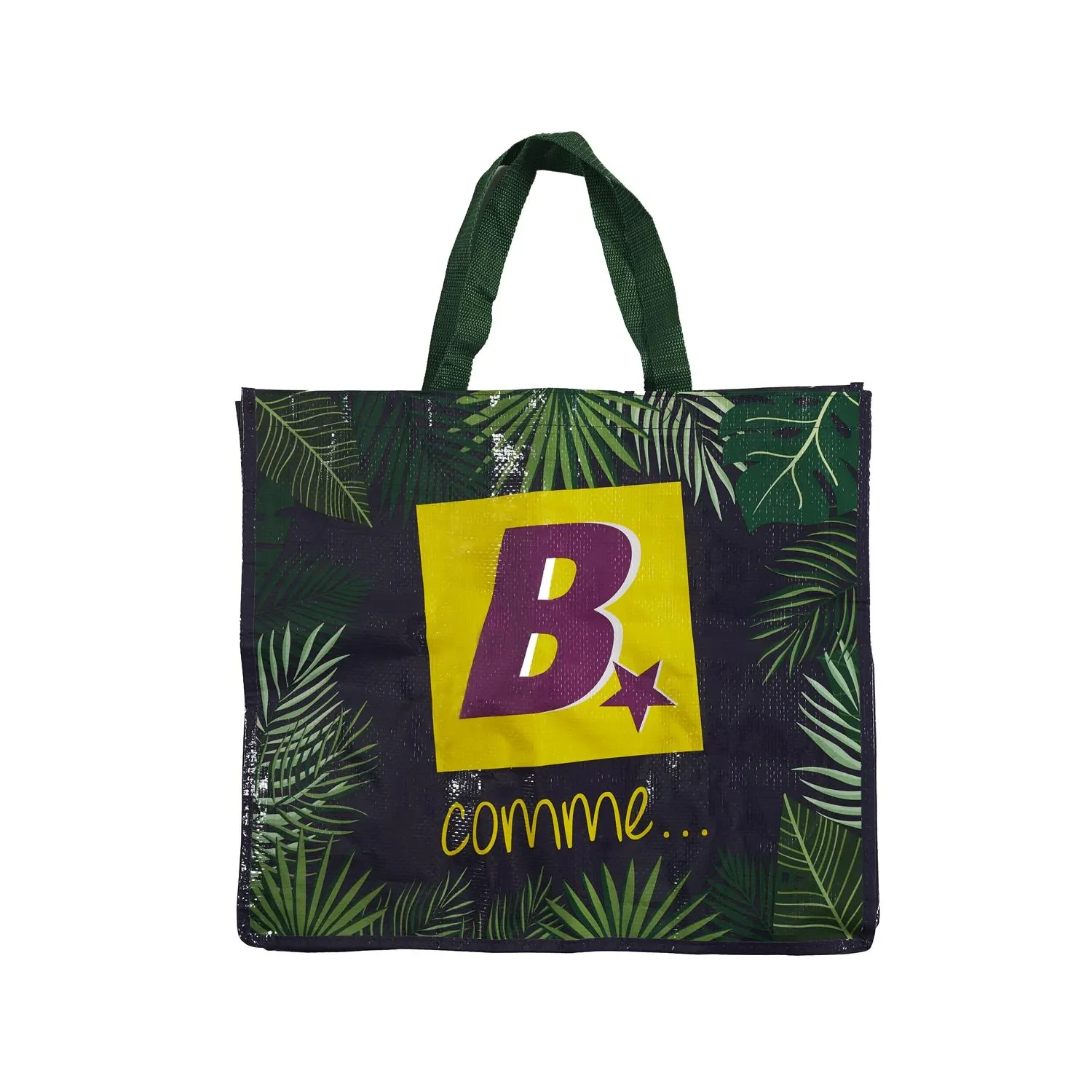 SAC SHOPPING BAZARLAND 45X40X24CM TROPICAL
