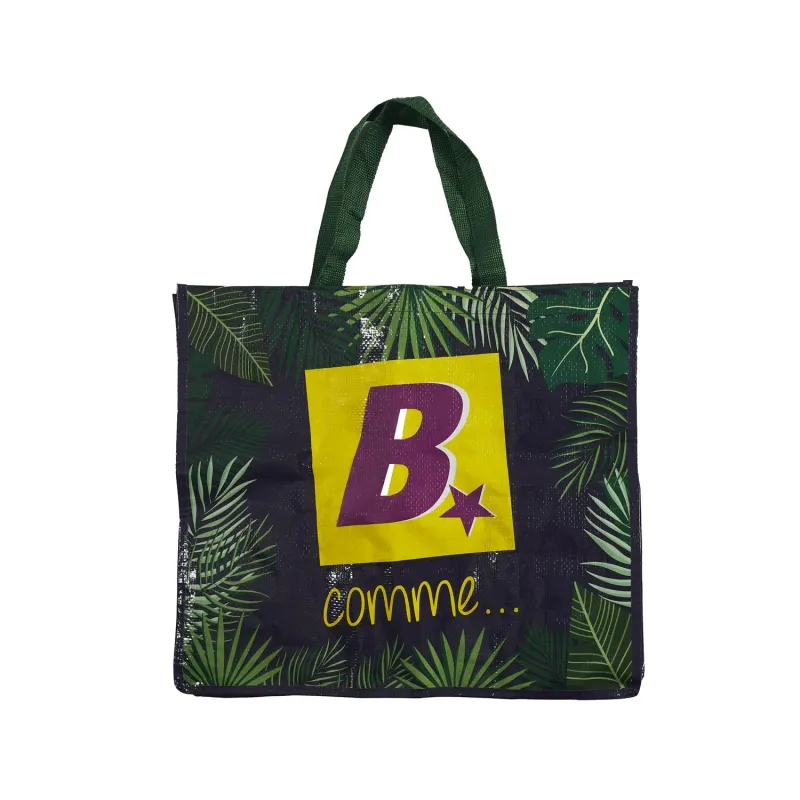 SAC SHOPPING BAZARLAND 45X40X24CM TROPICAL