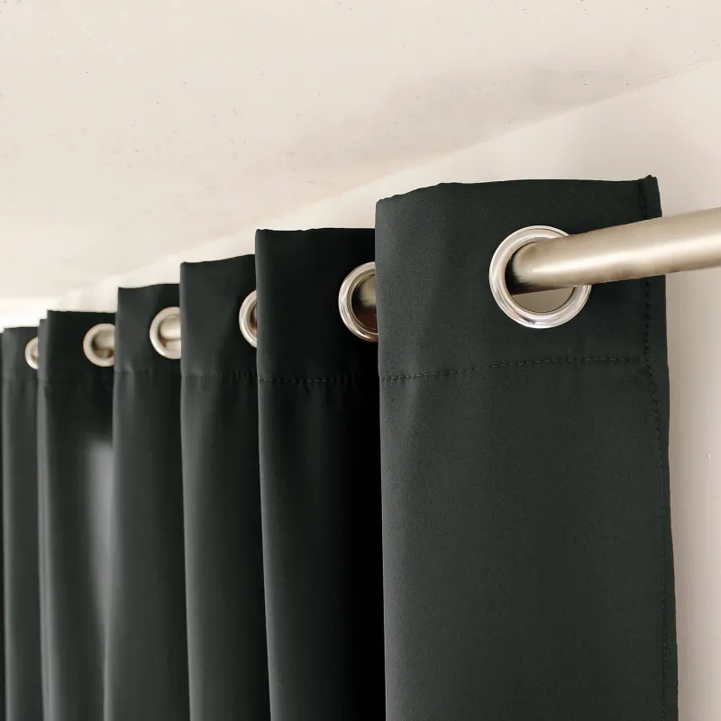 RIDEAU THERMIQUE 140X240CM GRIS FONCE