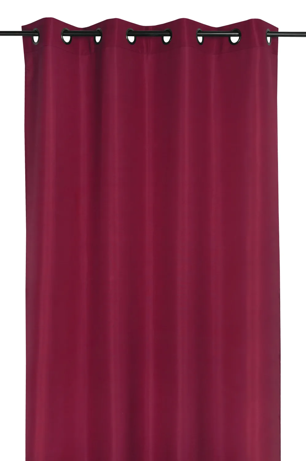 RIDEAU PERCY 140X240 MICROFIBRE ROUGE