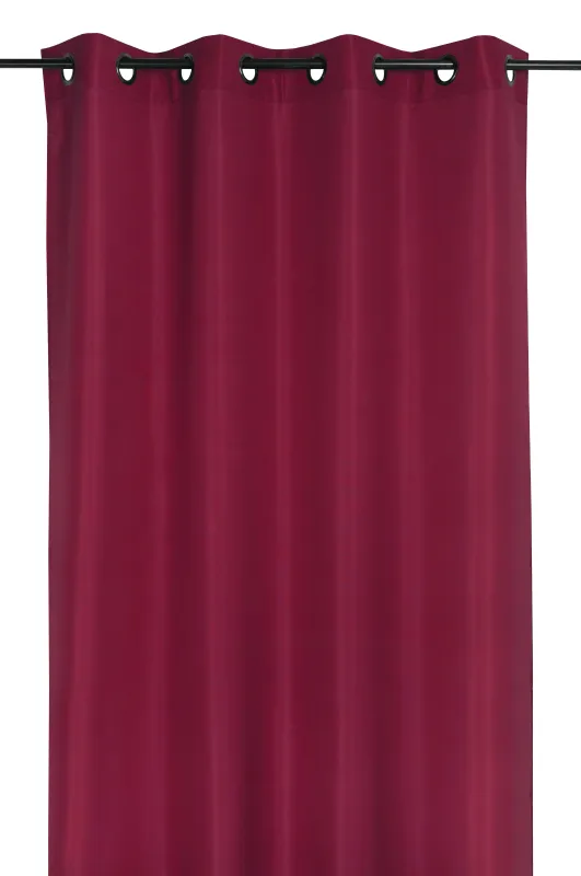 RIDEAU PERCY 140X240 MICROFIBRE ROUGE