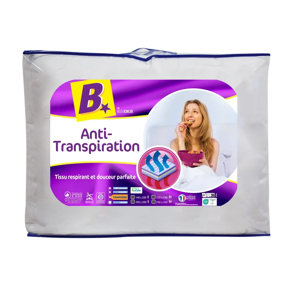 COUETTE MDD 220X240CM ANTI-TRANSPIRATION TOPCOOL