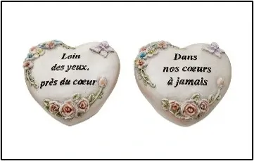 COEUR AVEC FLEURS ET PAPILLONS