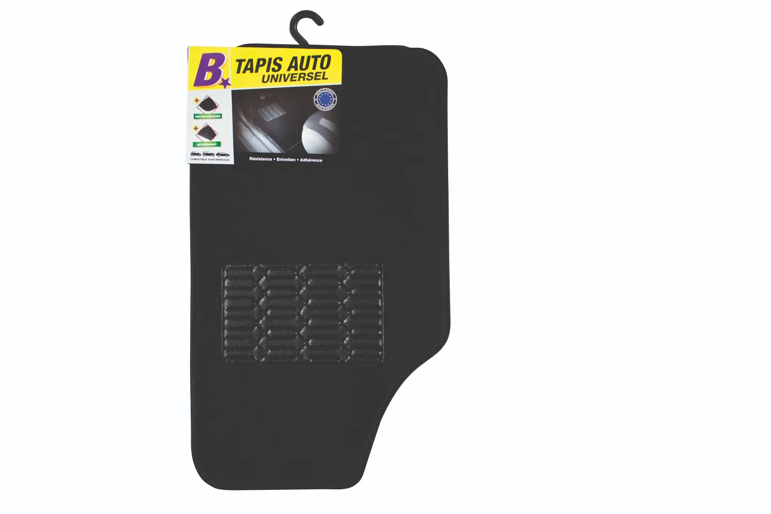 JEU DE 4 TAPIS UNIVERSELS MOQUETTE