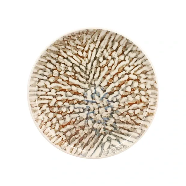 ASSIETTE GRES AMBRE 26CM