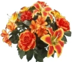 BOUQUET AVEC GOUTTES D'EAU