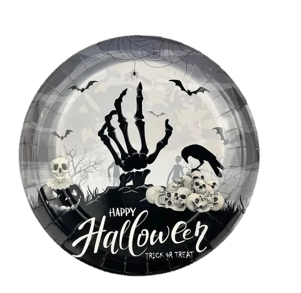 La vaisselle jetable "Happy Halloween"