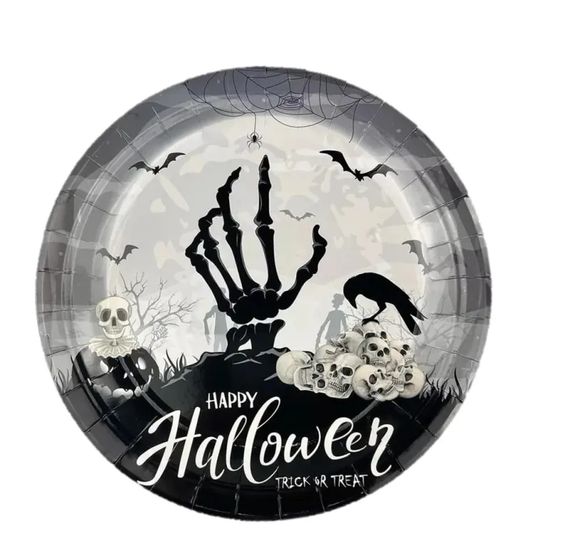 La vaisselle jetable "Happy Halloween"