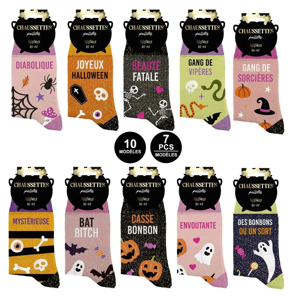 Chaussettes "Halloween" adulte
