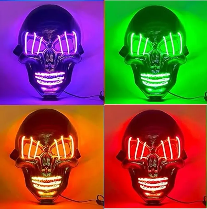 Masque "Crâne" lumineux