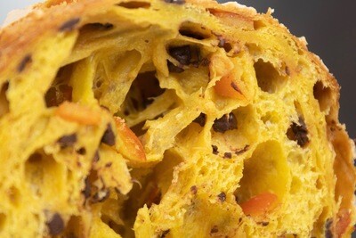 Panettone with orange and chocolate