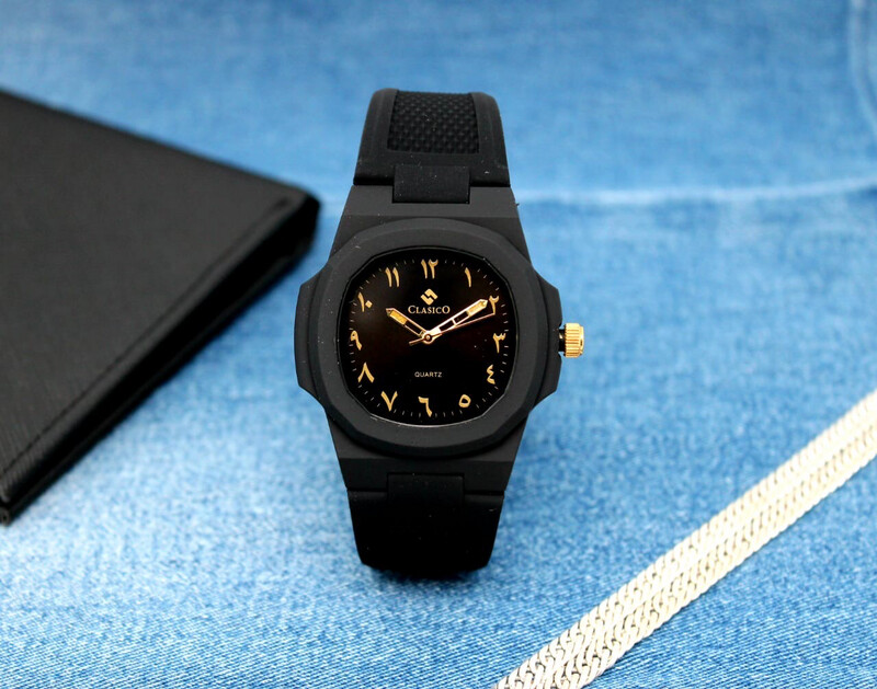 TRENDY WATERPROOF UNISEX WATCH WITH ARABIC DIGITS