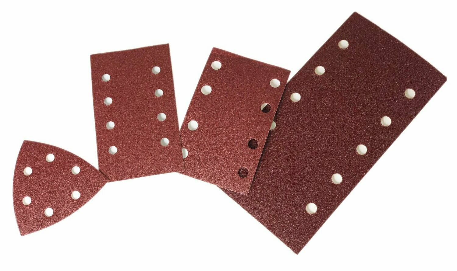 Feuilles à dos velcro avec trous - 6 Trous - (PACK DE 10 PIÈCES)