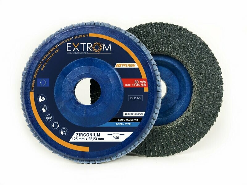 Disques à lamelles - EXTROM PREMIUM - Plateau-support plat - Zirconium