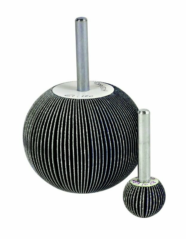 Roues à lamelles sur tige - Forme boule - Zirconium