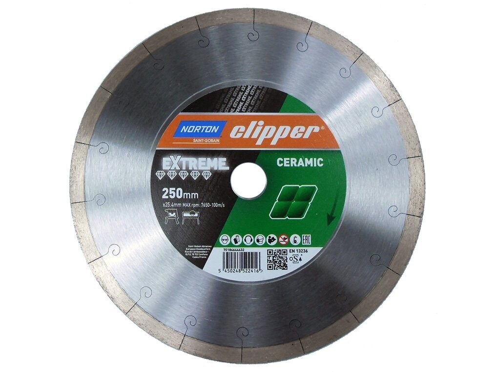 Disques diamant - Extreme Cream NORTON Ø250x25.4MM