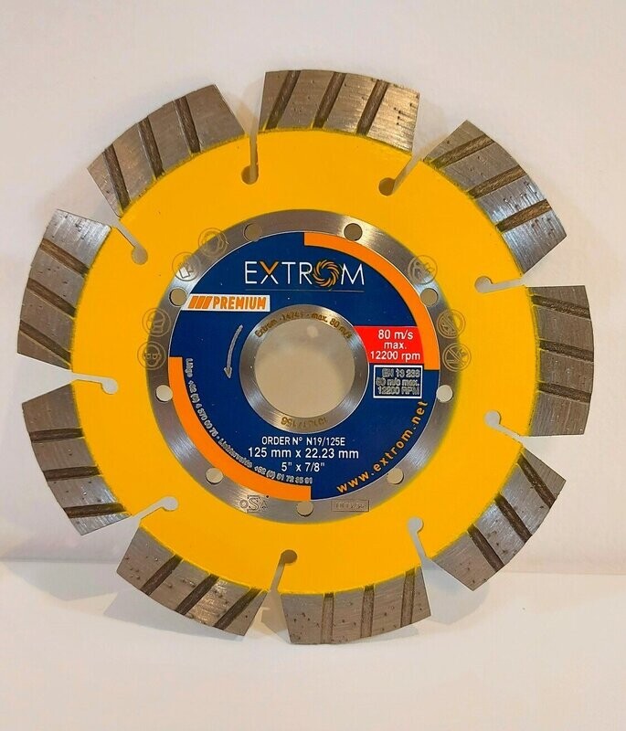 Disque diamanté EXTROM universel - Ø125mm