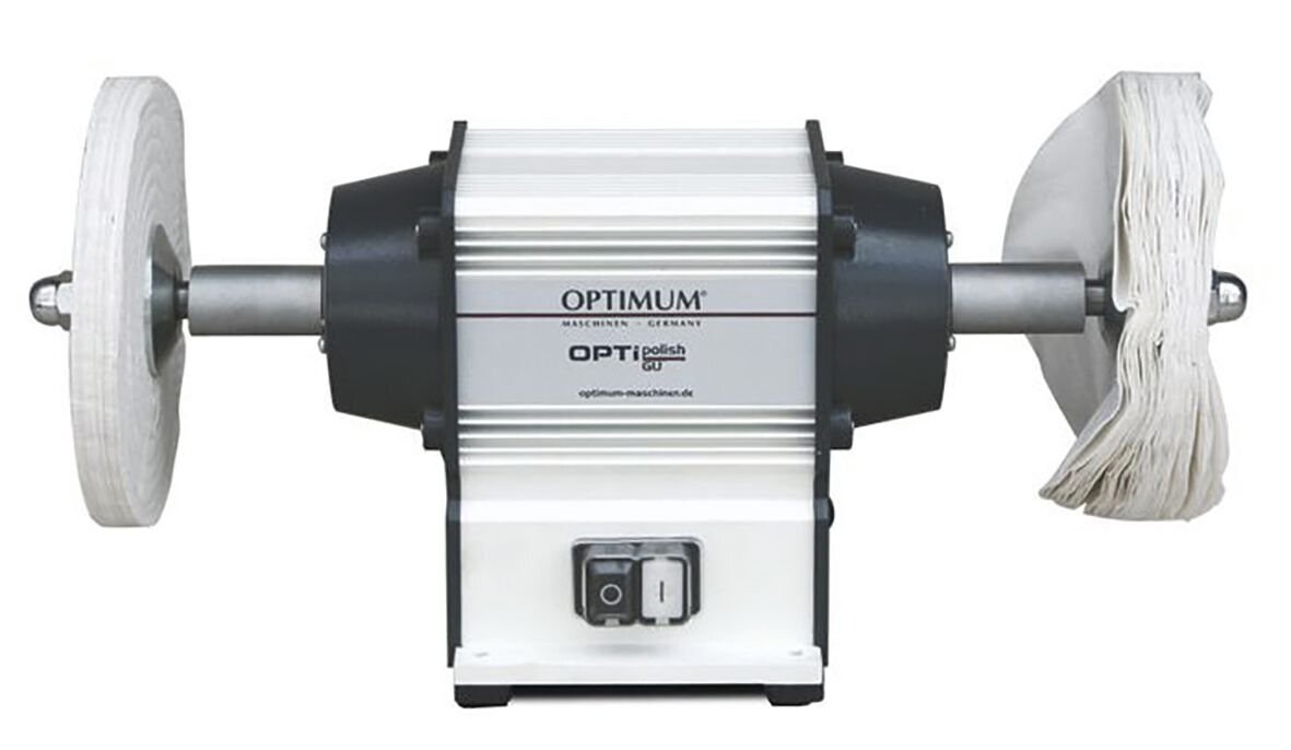 OPTIMUM GU20P - TOURET A POLIR 200MM 600W MONO + 2 COTONS