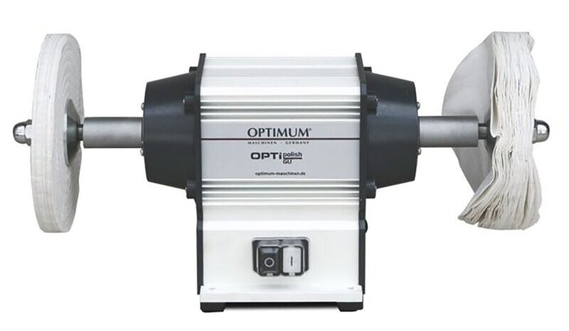 OPTIMUM GU20P - TOURET A POLIR 200MM 600W MONO + 2 COTONS