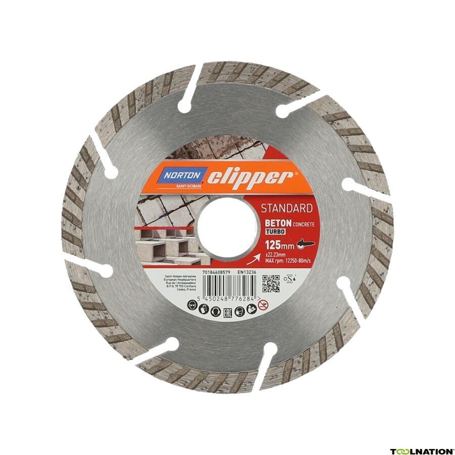 Disque diamant Standard Beton concrete Ø125