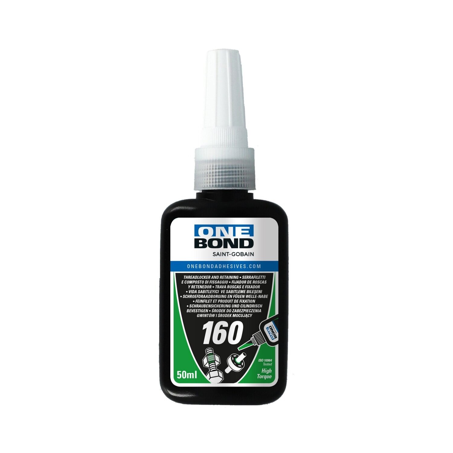 Onebond 160 - Frein filet haute résistance 50ml (Equivalence Loctite 603-638-648)