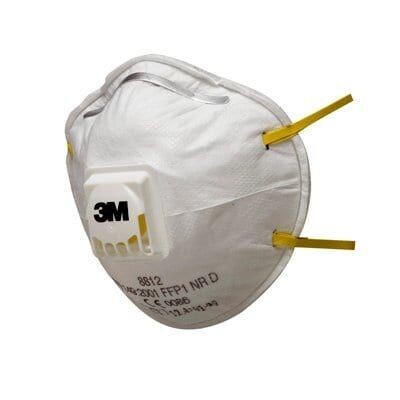 Masque antipoussière 3M™ 8812 FFP1 avec valve