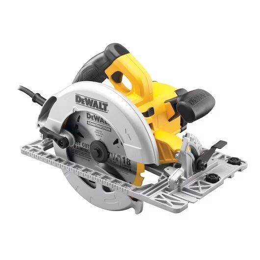 SCIE CIRCULAIRE 1600W 190MM + RAIL DEWALT DWE576K-QS