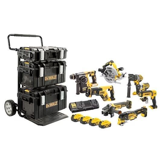 SET AVANTAGEUX 18V - 8 MACHINES DEWALT DCK853P4T-QW