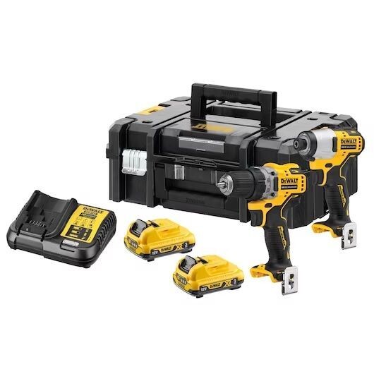 SET AVANTAGEUX 12V DEWALT DCK2110L2T-QW