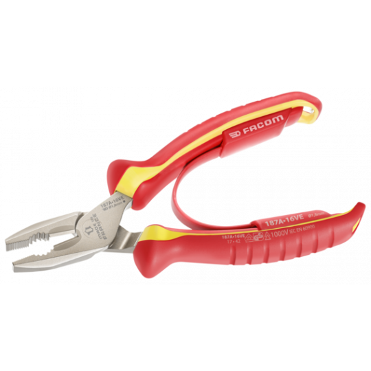 PINCE UNIVERSELLE ISOLEE 1000V FACOM - 187A.16VE