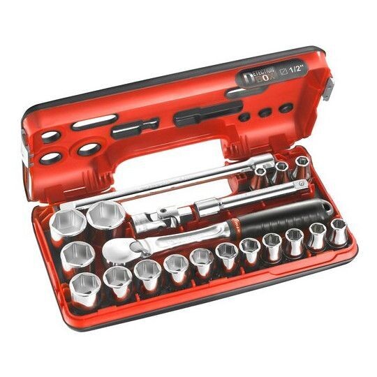 COFFRET DOUILLES 1/2' 6PT 21PC FACOM - SL.DBOX1PB