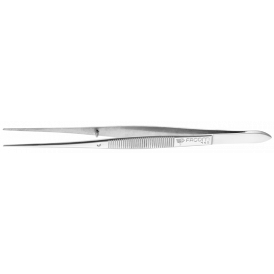 Pince brucelle Facom droit Becs fins striés Facom | 149 - BRUCELLE MODELE DROITS - BECS DROIT FACOM - 149 - FINS STRIES