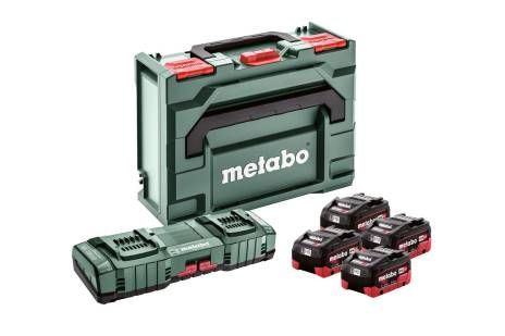 Set de base 4 x LiHD 5,5 Ah ASC 145 DUO + metaBOX 145